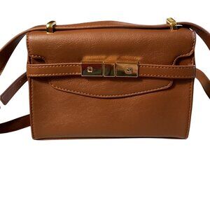 Time and Tru Rosa Belted Crossbody Handbag, Gold-Tone Hardware